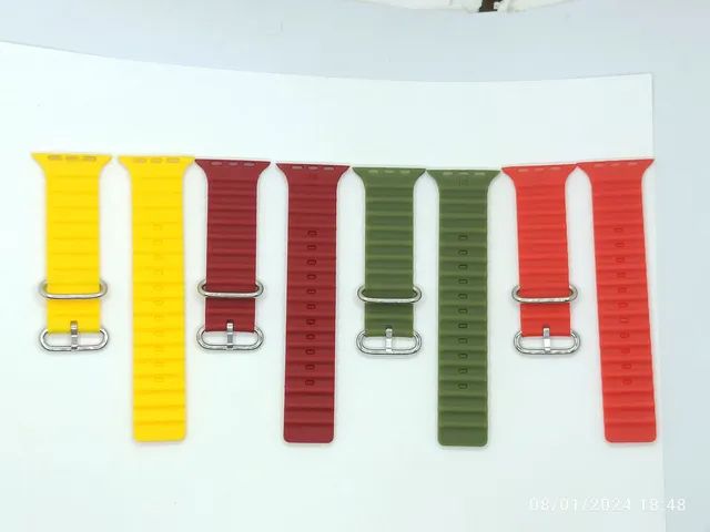Paulseira oceano Apple Watch W8 Ultra Iwo etc - Foto 3