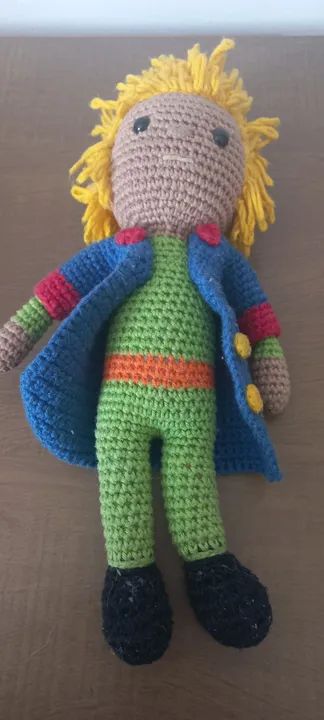 Pequeno Príncipe e Cacto ( amigurumi) - Foto 3
