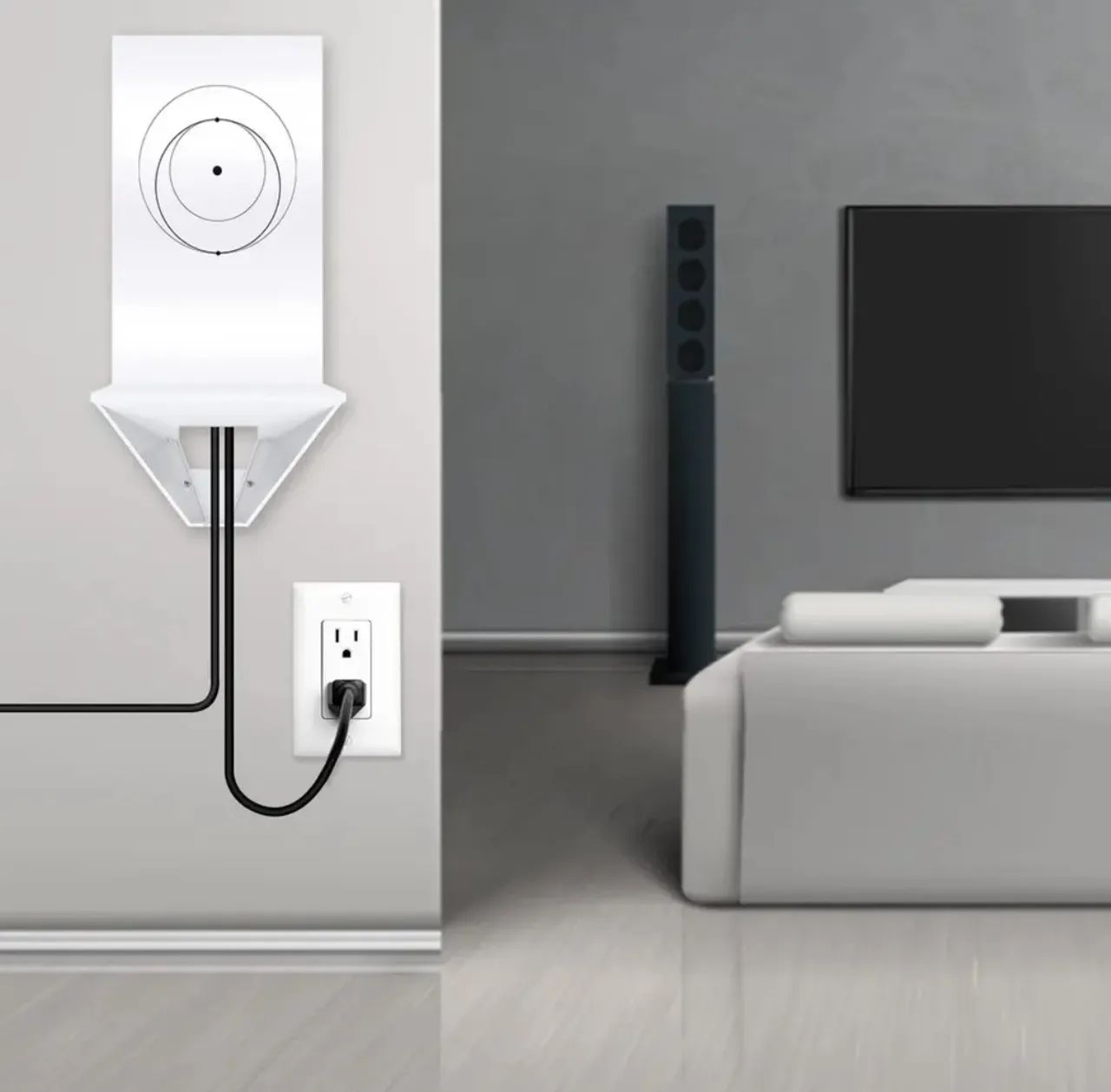 Suporte de prateleira de montagem na parede para URMAX StarLink Mesh Router V2 - Foto 4