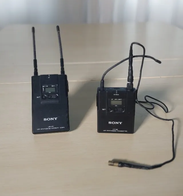 Microfone sem fio Lapela Sony UWP