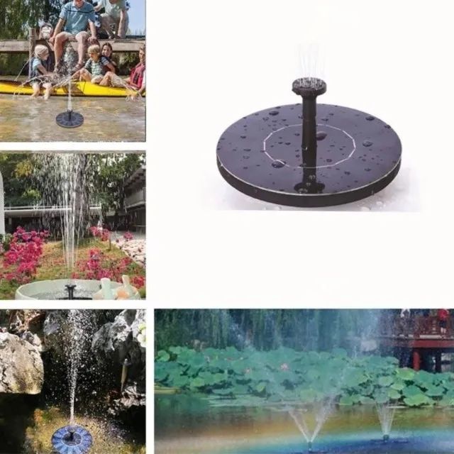 Fonte Chafaris De Agua Solar Flutuante Ds11369 5spray