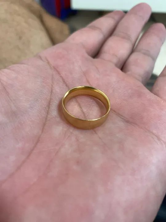 Aliança de Ouro 18k 7gramas