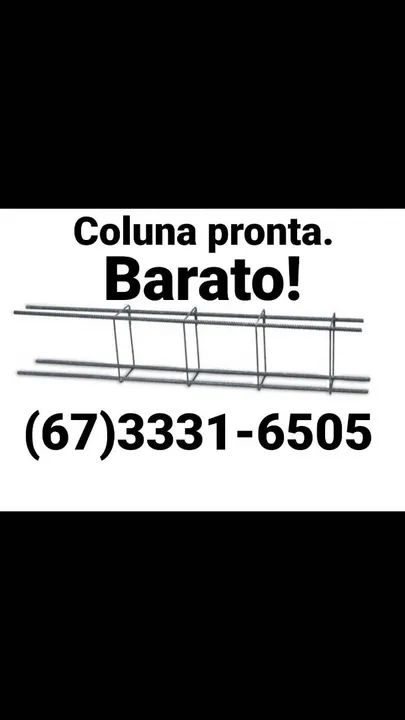 Vergalhões, treliças, colunas, melhor preço!