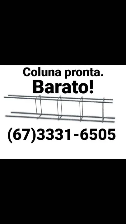 Vergalhões, treliças, colunas, melhor preço!
