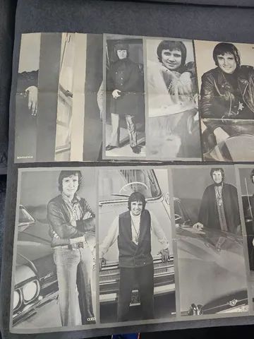 Antiguidade pôster revista contigo década 70 80 roberto carlos - Foto 2