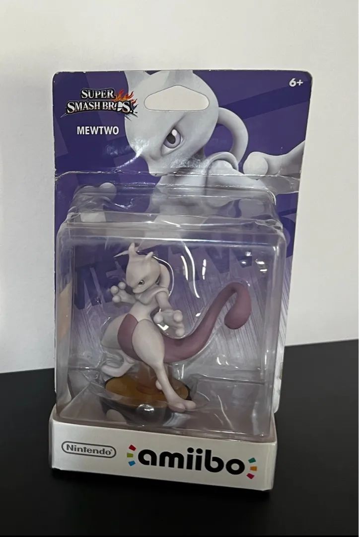 Amiibo Mewtwo - Super Smash Bros - Novo