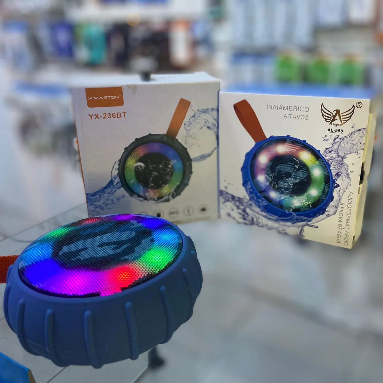 Caixa de som Bluetooth a prova d'água- ENTREGA GRÁTIS 