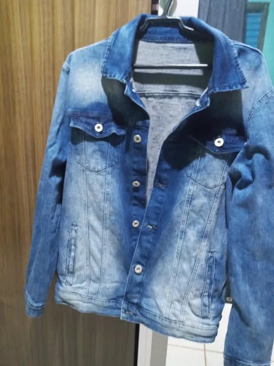 Jaqueta jeans masculino tam. G nova