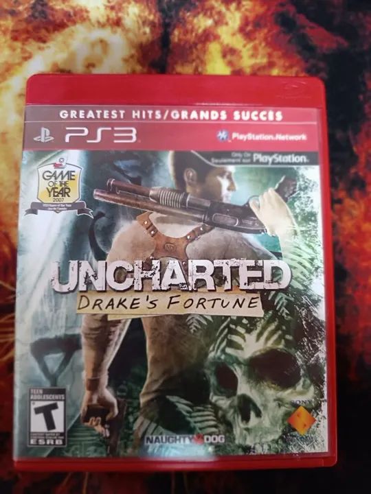 Uncharted Drakes Fortune Ps3 Mídia Física - Promoção