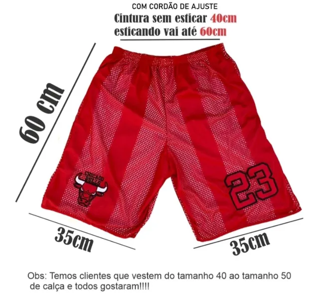 Bermuda academia / basquete G/GG