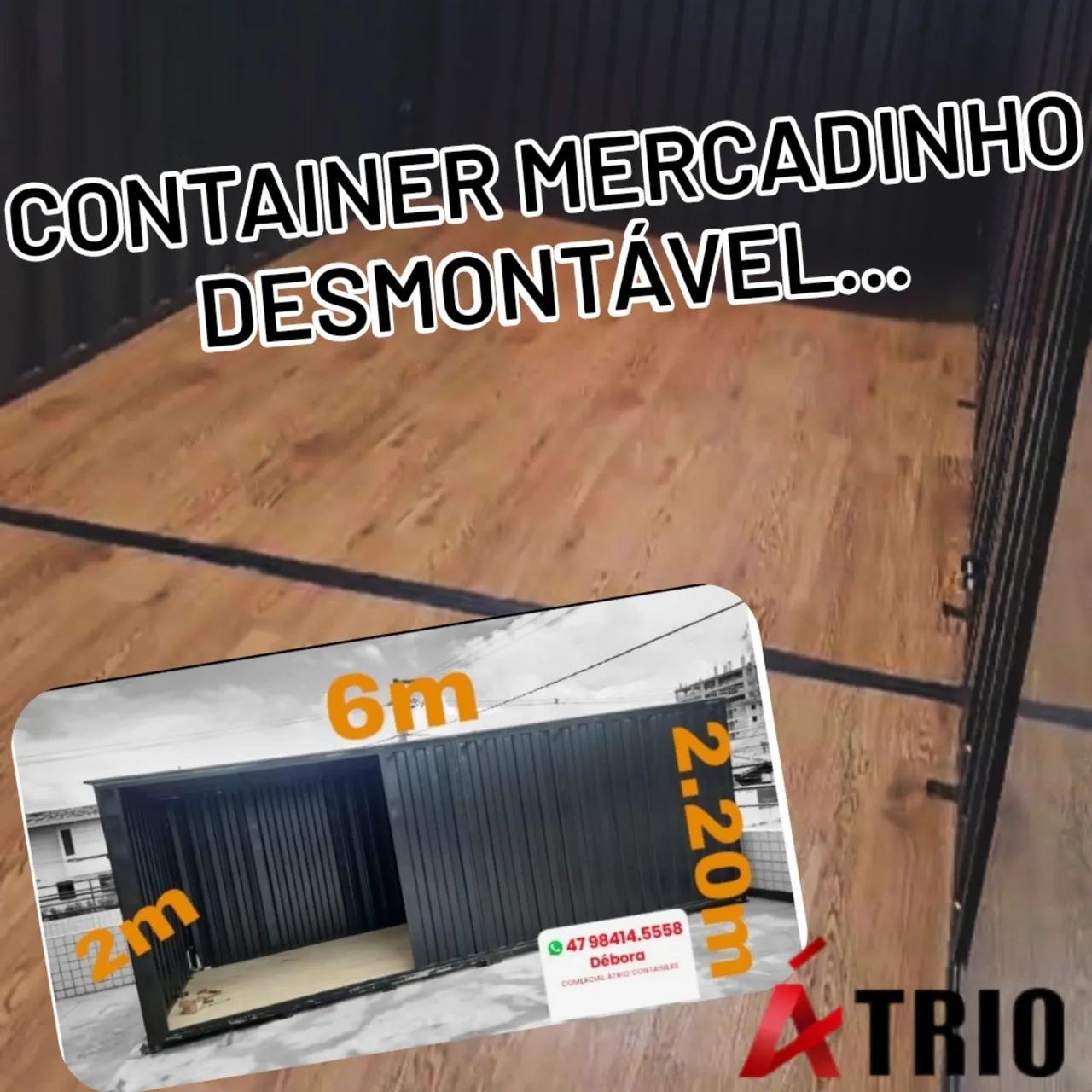 Container acoplavel mercadinho - Foto 3