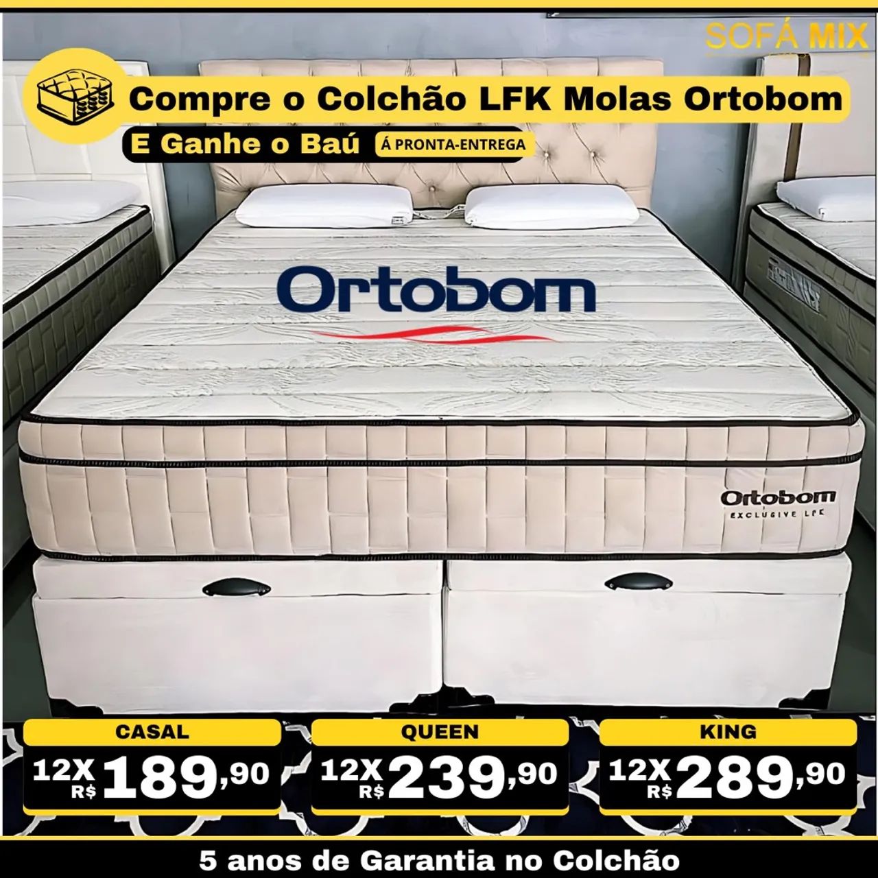 Cama casal molas Bonnel  - Foto 4