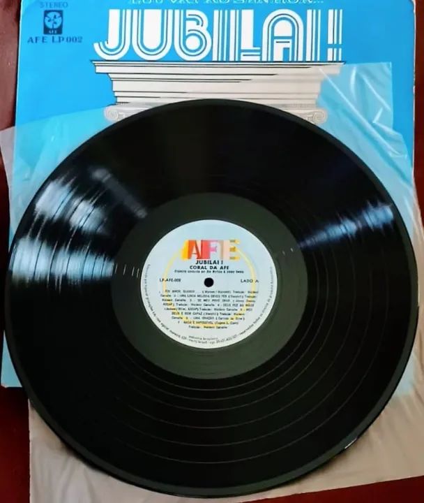 Lp Disco De Vinil Gospel Evangélico Coral Da Afe - Jubilai! - Foto 3