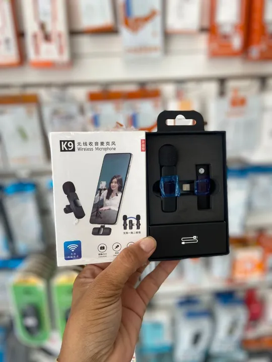 Microfone de lapela IPhone e Tipo C - ENTREGA A DOMICÍLIO