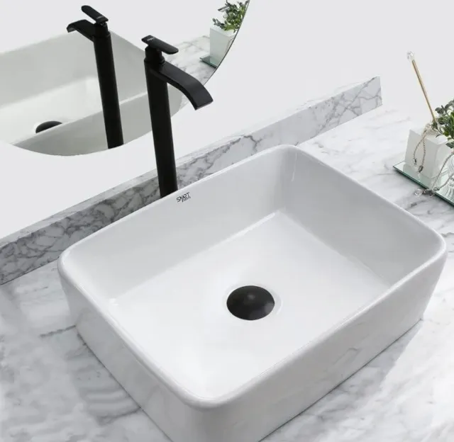 Cuba de cerâmica para banheiro/lavabo/pia 30x30x13 cm