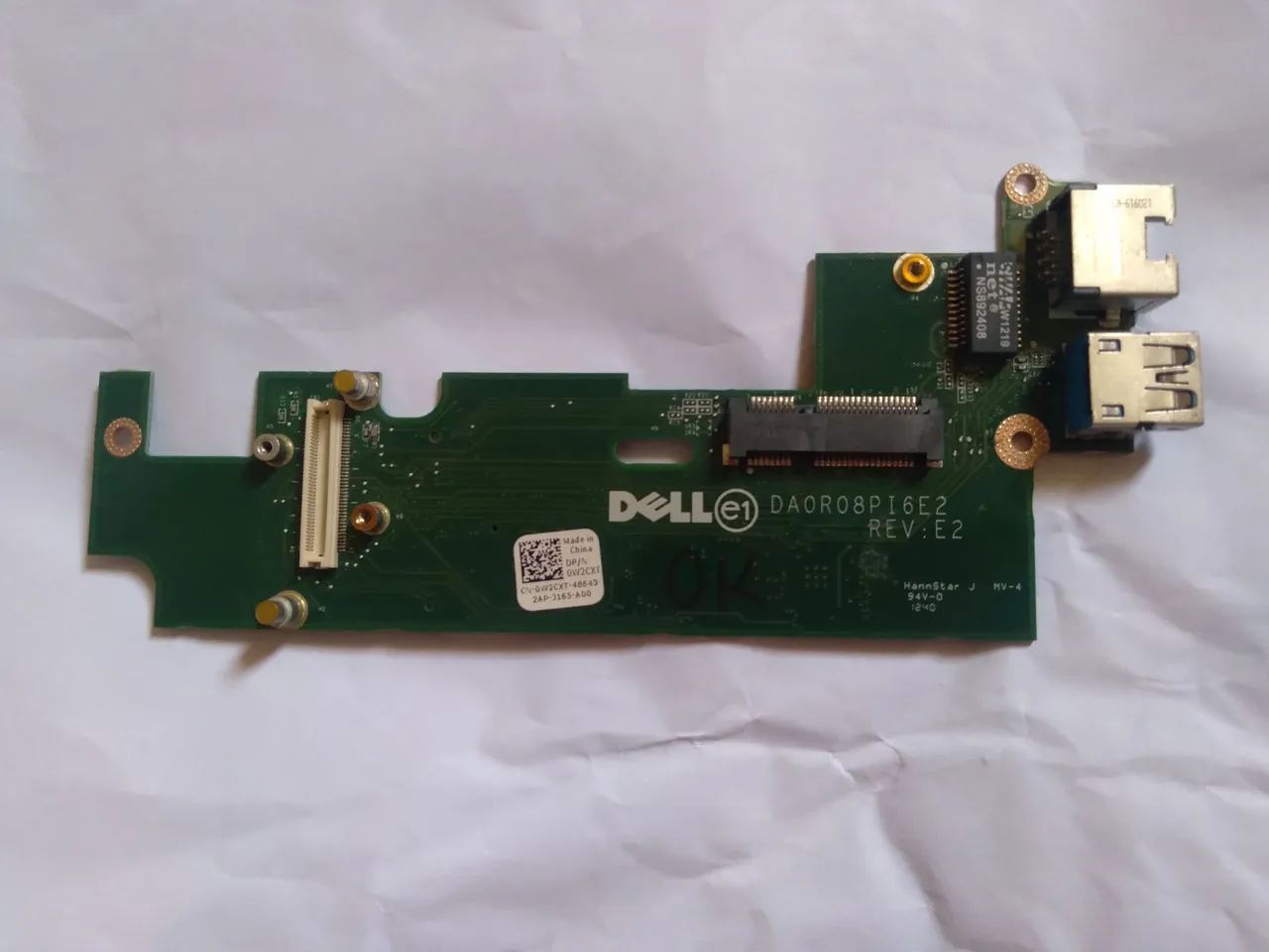 PLACA CIRCUITO IO + USB 3.0 NOTEBOOK DELL INSPIRON 14 DAR0R08PI6E2