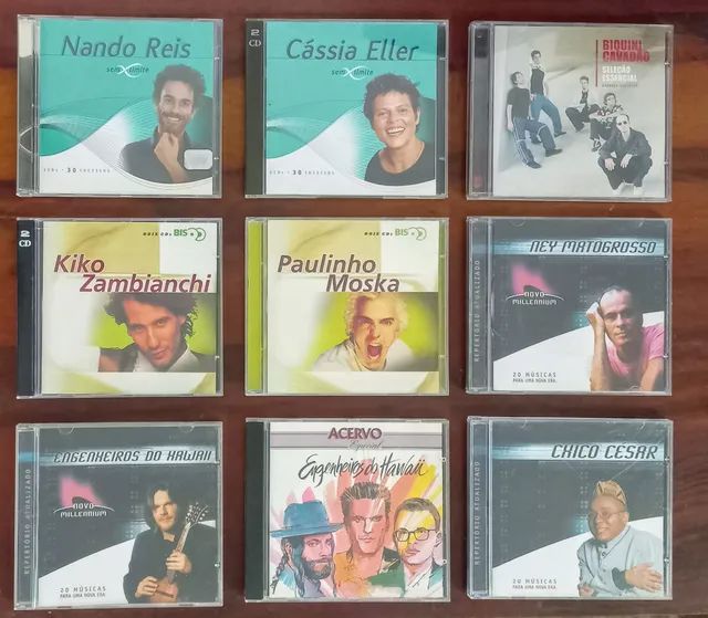 CDs coletâneas selecionadas Rock Nacional MPB