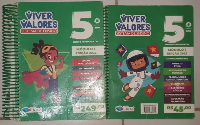 Livro viver valores 5° ano fundamental 64842041002371122