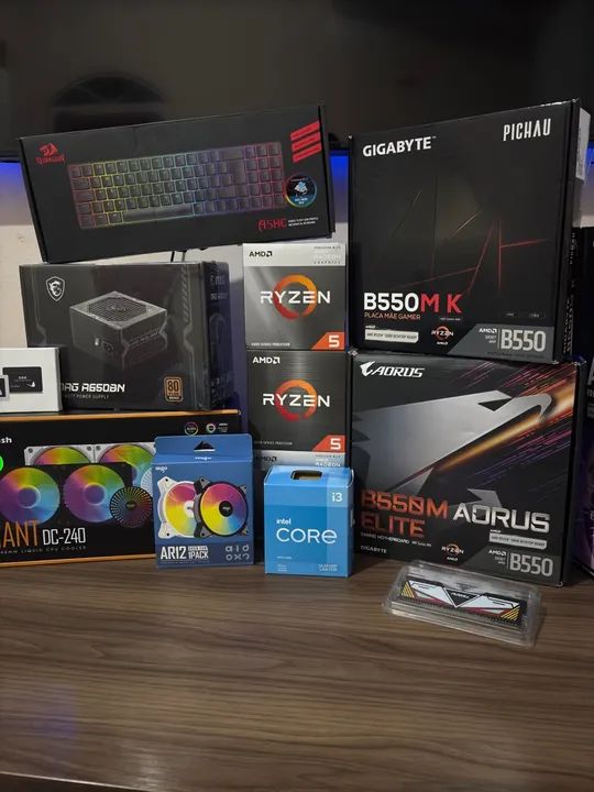 COMPUTADORES GAMERS ( NOVOS ) MONTAGENS E LIMPEZAS - Foto 4