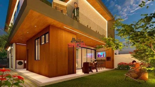 Casa em condomínio fechado, à venda, com 4 quartos, 3 suítes, no bairro Centro. - Foto 3