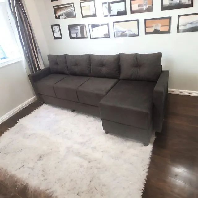 4 LUGARES 3 CAMAS Sofá Cama RUBI, Moderno e barato,  Varias Cores Novos