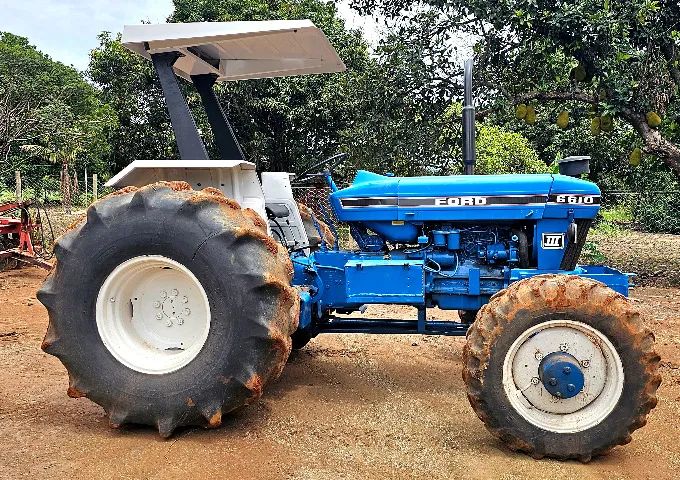 Trator Ford 6610 Traçado 4x4 Turbo Conservado Pronto Para o Trabalho - Foto 6