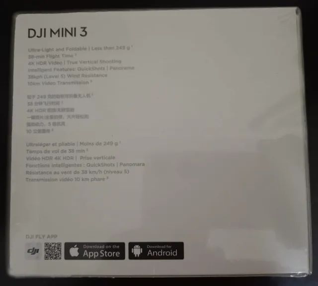 Dji Drones Mini 3 Filma 4K - Novo na Caixa Lacrado apenas 2900,00 - Foto 3