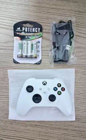 Promoção Controle Xbox Series S/X Novo Lacrado + Pilhas Recarregaveis/Carregador