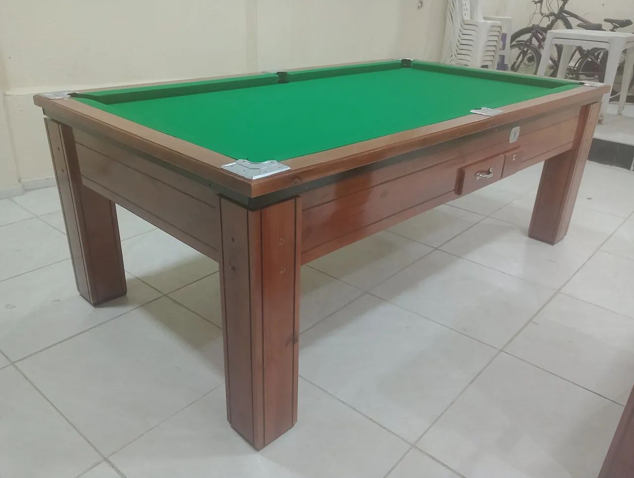 Mesa de Sinuca Comercial Madeirada - Foto 3