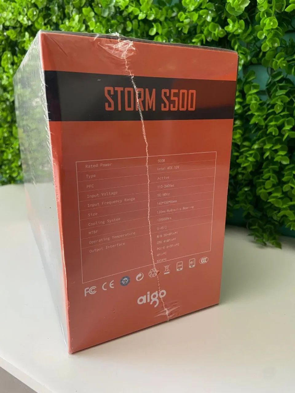 Fonte Aigo Darkflash Storm S500, 500W, 80 Plus White, PFC ATIVO DF-STORM-S500 - Foto 3