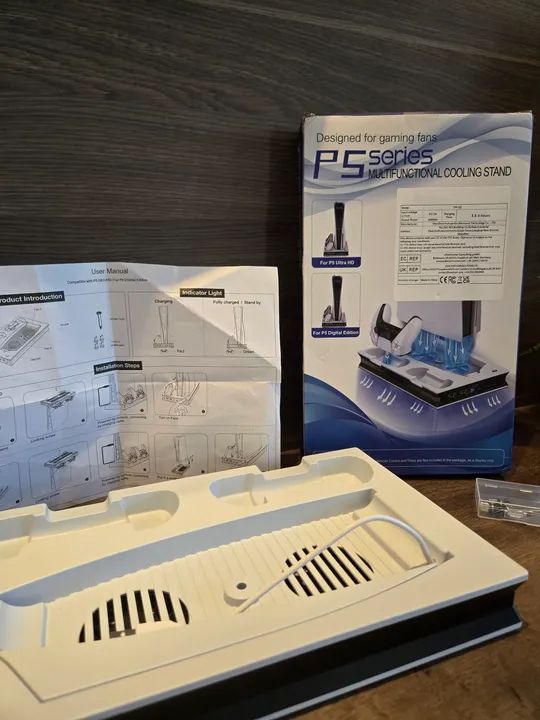 Base de Resfriamento PS5 com Ventilador
