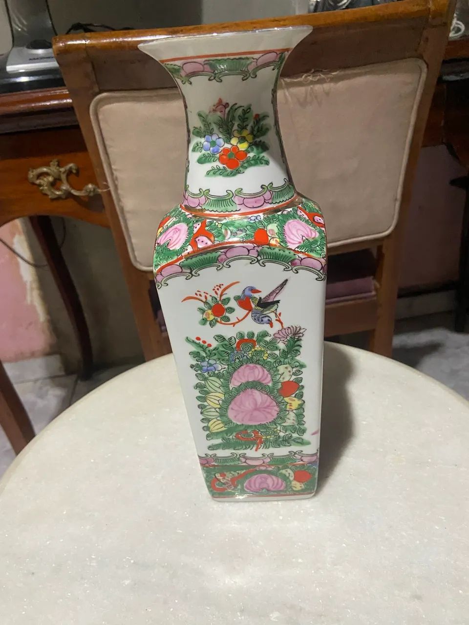 Vaso chinês quadrado perfeito 30 cm raridade  - Foto 4