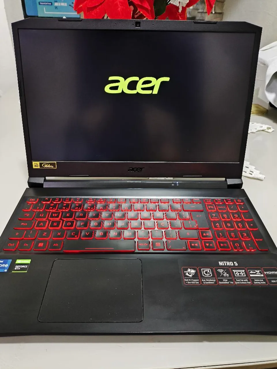 Notebook Gamer Nitro 5 - i5 11400H/ GTX 1650/ 16GB RAM /512GB ( aceito trocas )