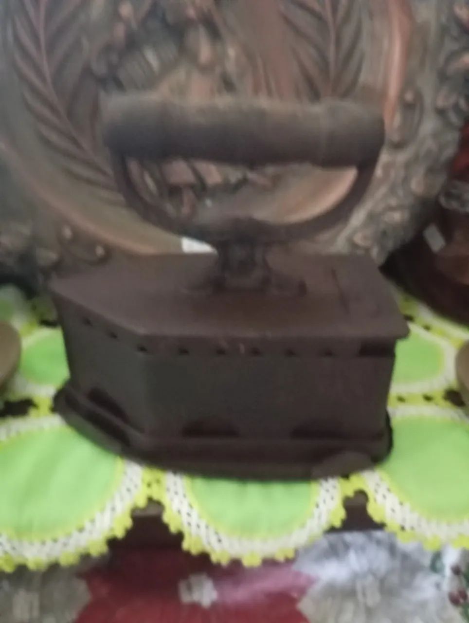 ferro antigo em ferro fundido 