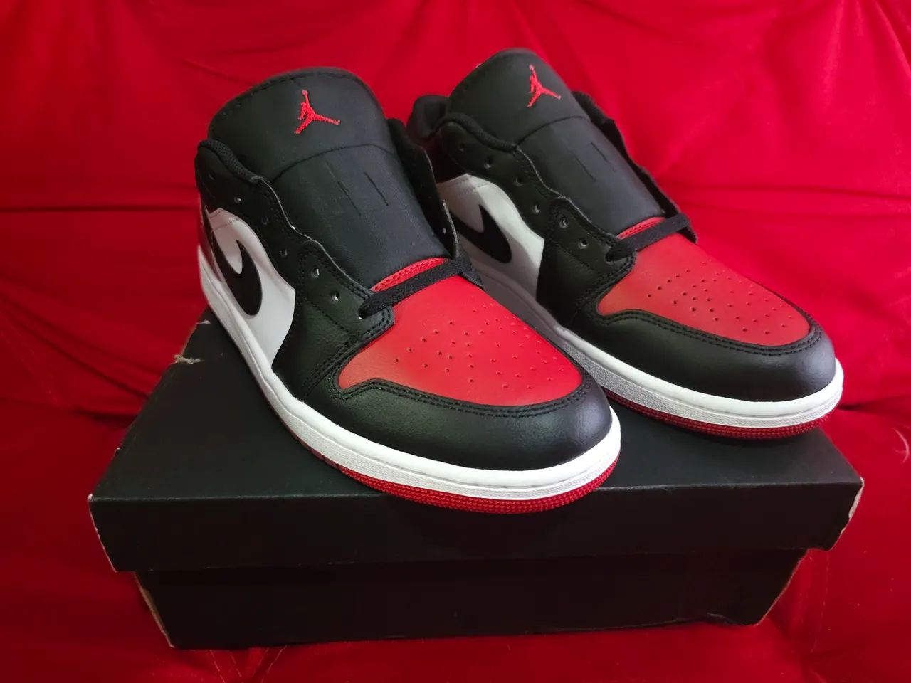 Air Jordan 1 Low Bred Toe  - Foto 4