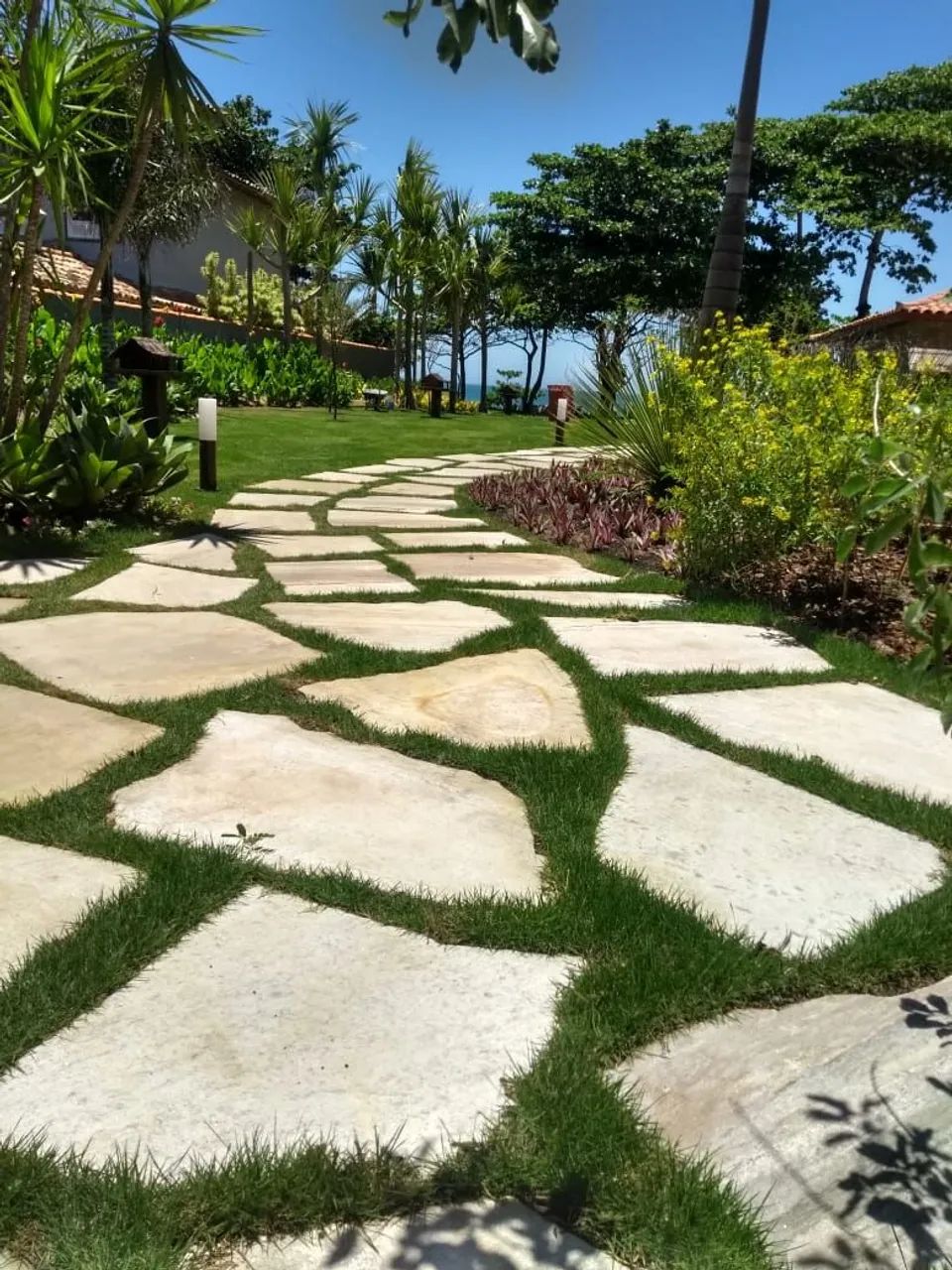 Pedra para caminho de jardim atermica e antiderrapante  - Foto 2