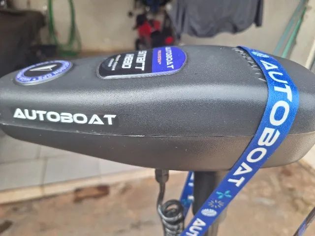 Vende se motor elétrico minn kota 55 libras com autoboat smart head - Foto 3
