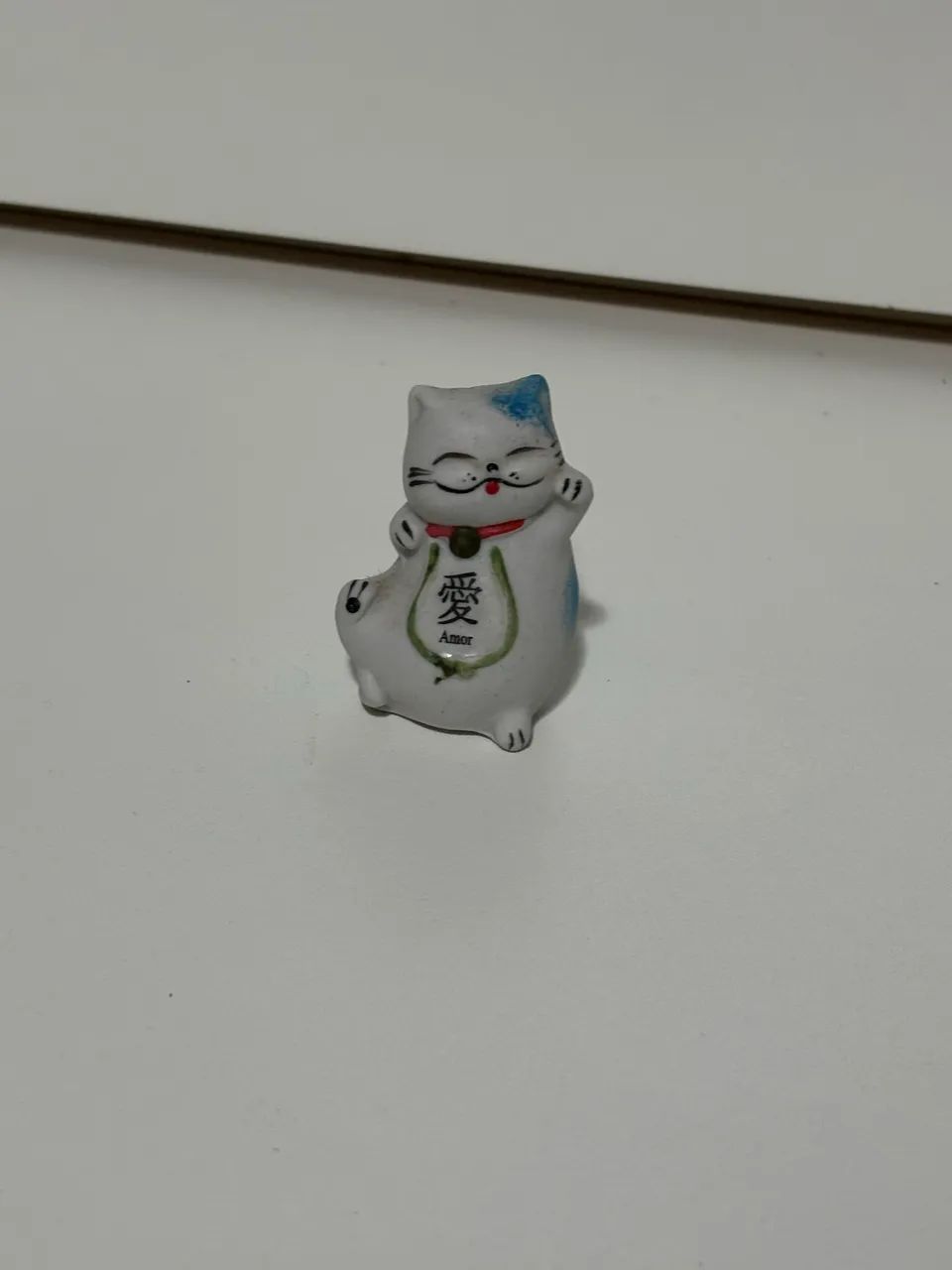 Trio de Gatinhos Maneki-neko da sorte - Foto 3