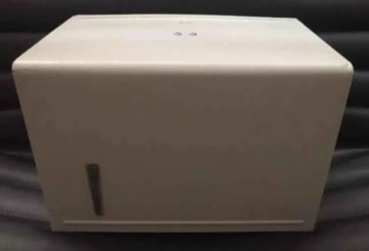 Dispenser de papel toalha metal branco (kit c/3 un.) - Foto 5