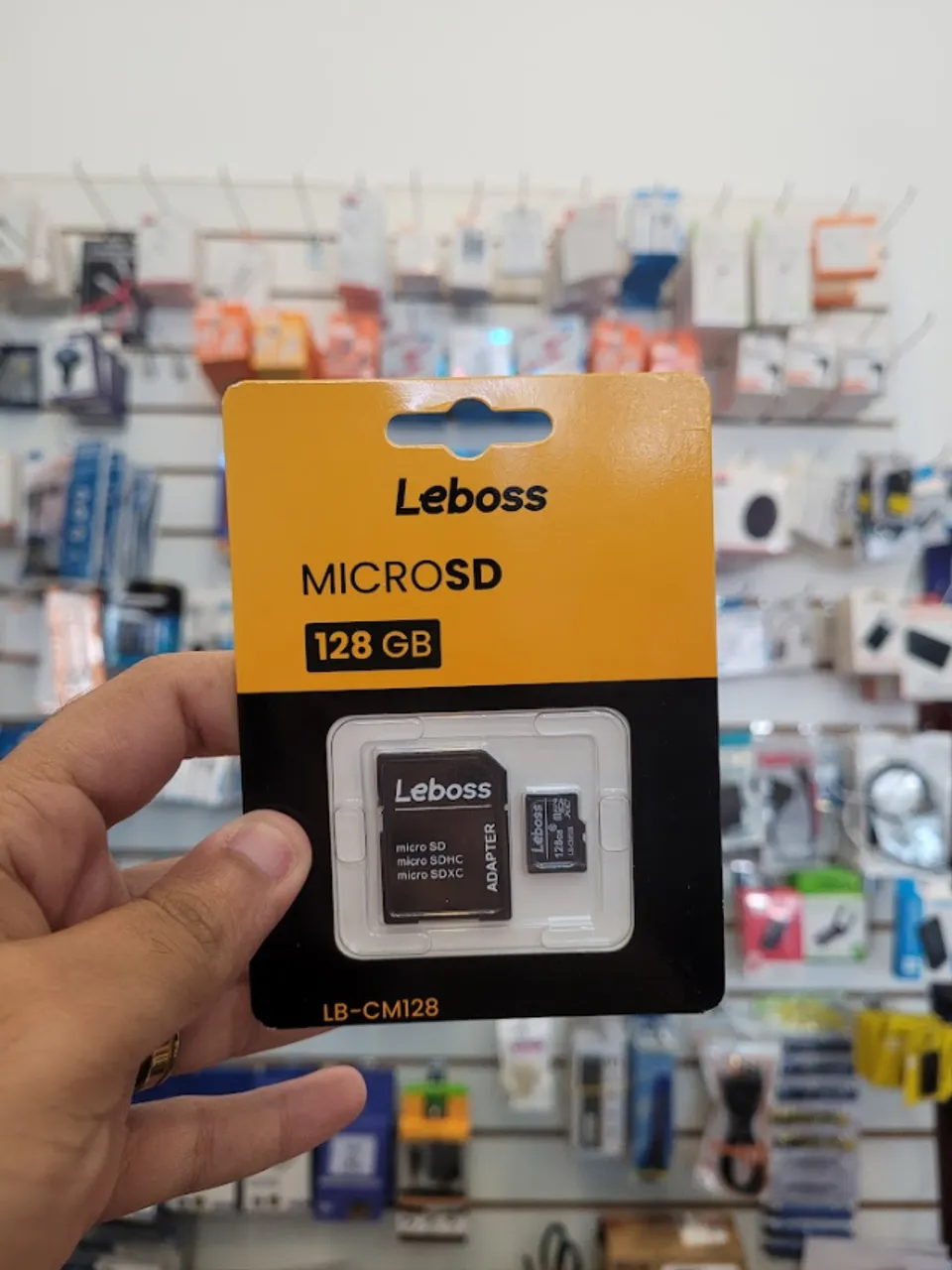 Cartão De Memória 128Gb Micro SD/TF LEBOSS - LB-CM128