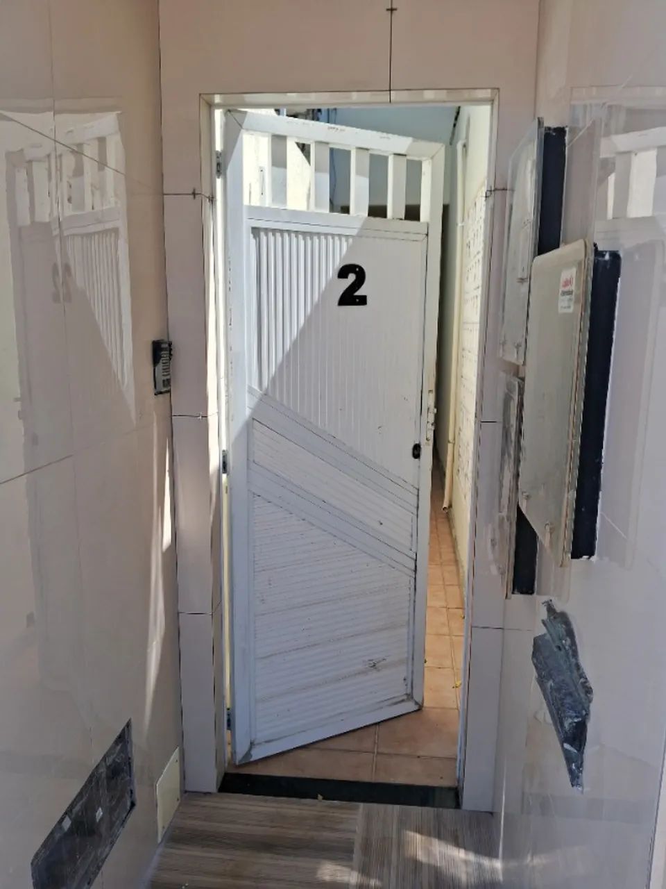 Portões de Alumínio Branco