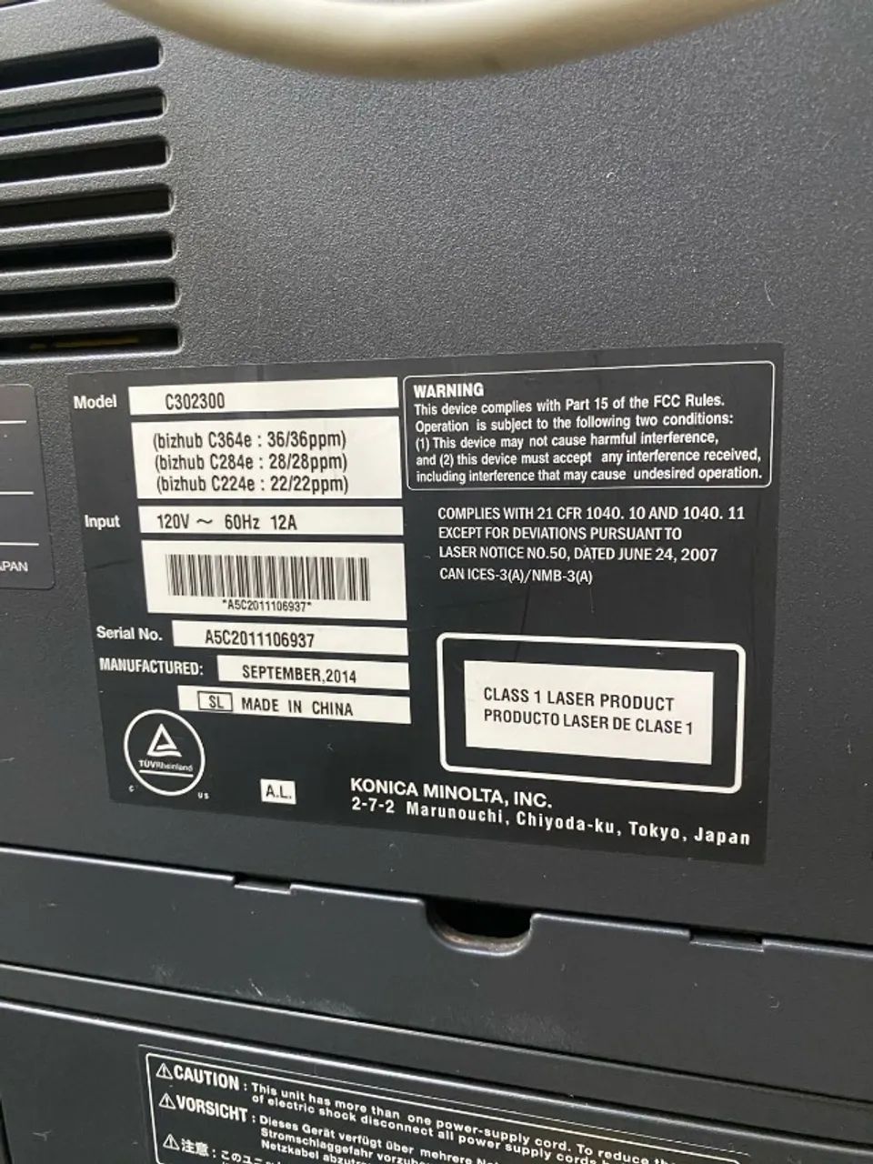 Impressora Konica C284 Multifuncional Laser Colorida Alta Qualidade - Foto 4