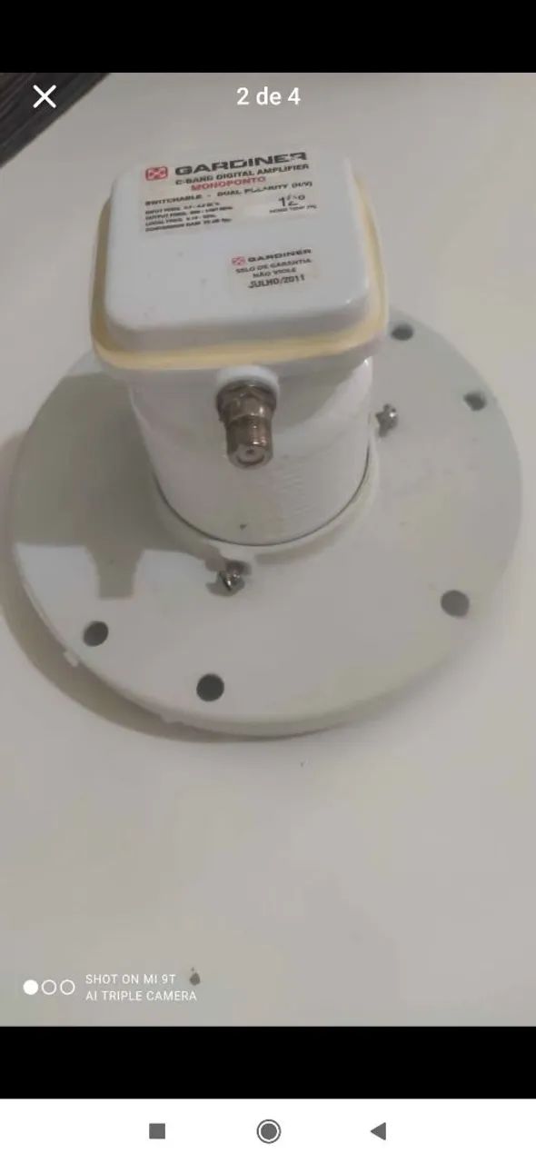 LNBF PARABÓLICA BANDA C 70 DB