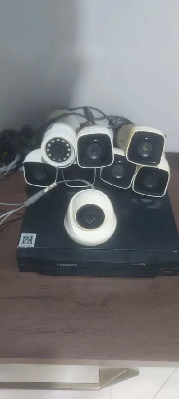 kit dvr 8 canais  Intelbras