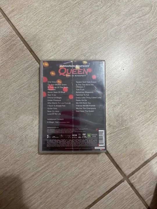 DVD Queen - Hungarian Rhapsody Live In Budapest - DVD, Blu-Ray e