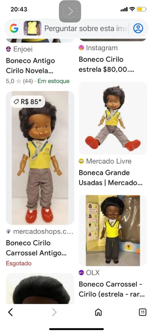 Boneco Cirilo Carrossel  - Foto 3