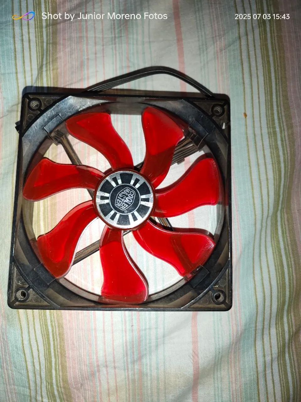 Ventoinha Cooler Master com LED Vermelho