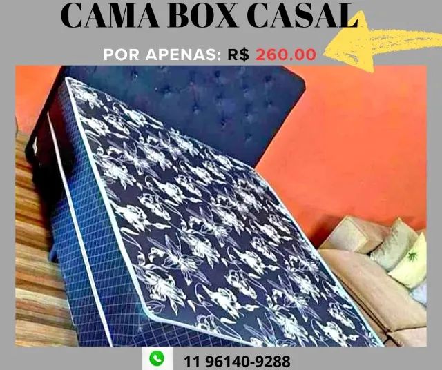 cama box casal 