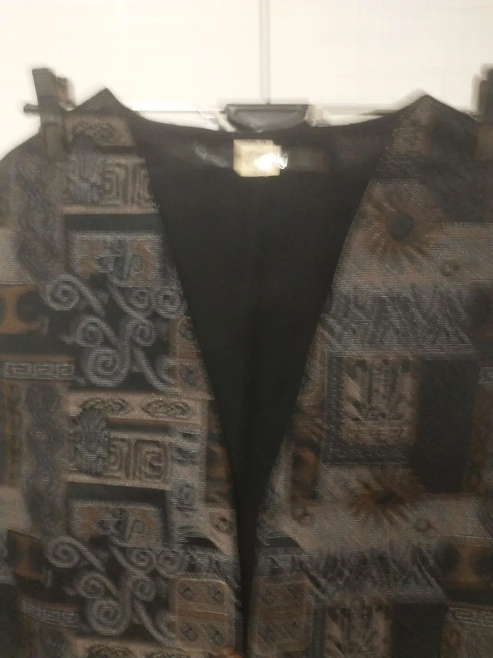 Colete estampado vintage - Foto 2