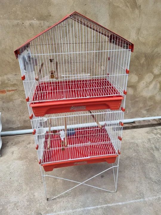 Gaiola para pássaros - 3 andares - Foto 3